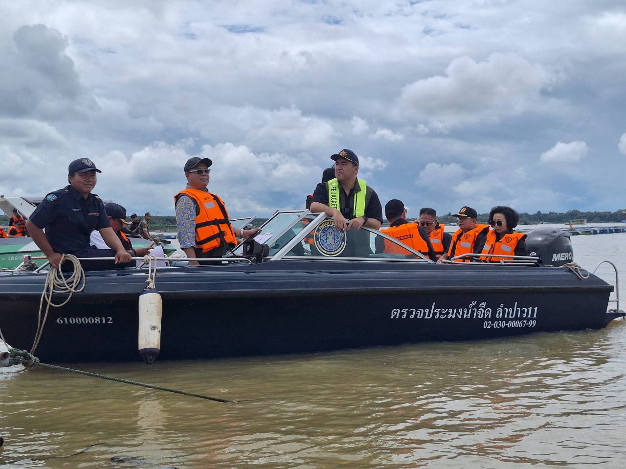 title - รมช.กษ. ลงพื้นที่ติดตามสถานการณ์ปลาหมอคางดำในเขื่อนลำปาว จังหวัดกาฬสินธุ์ 